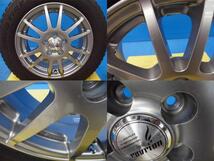 【中古スタッドレス４本セット】Weds ラビリオン 15x6J+43 4H100 + トーヨータイヤ OBSERVE GIZ2 185/65R15 bB・デミオ・MAZDA2等_画像5