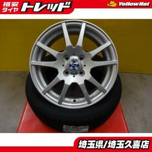 送料無料 ヨコハマ ECOS ES31 185/55R15 G-mach 6J +53 4H100 フィット フィットアリア GD1 GD2 GD3 GD4 GD6 GD7 GD8 GD9 国産 埼玉