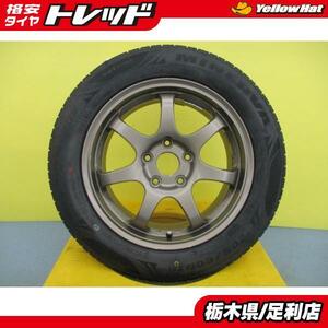 アクセラスポーツ 夏タイヤ 4本 中古 ファイナルスピード イレーザー ブロンズ + 新品 MINERVA F209 205/60R16 92H ビアンテ GH 足利