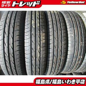 ★いわき★中古未使用 DL エナセーヴ EC203 155/80R13 2017年製4本セットラベル無し。 ADバン ヴィッツ パッソ ウイングロード等