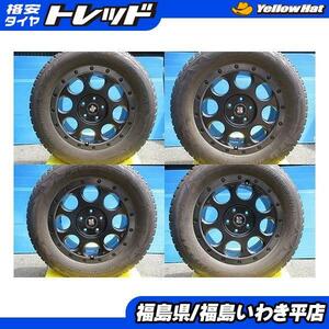 ★いわき★中古 グランドチェロキー冬ホイールセット 265/60R18 18x8.0J+50 5/127 スタッドレス 送料無料！