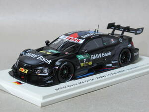 1/43 BMW Bank M4 DTM BMWチームRBM #7 B.スペングラー ホッケンハイム 2018