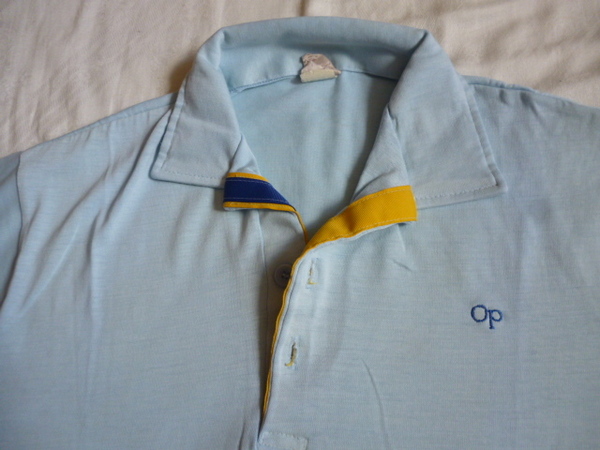希少品 ロゴ刺繍 70's OP ocean pacific vintage ヴィンテージ シャツ サーフィン オーシャンパシフィック M