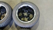 美品 RAYZ GRAM LIGHTS 57CR-X 17×6.5J+38 6穴 PCD139.7 ハイエース200 215/60R17 18年製スタッドレスタイヤDUNLOP _画像4