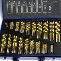 【送料無料】19種ドリルビットセット 170pcs ドリル部品 HSS鉄 穴あけ作業 一般鋼材 ステンレス 軽金属 樹脂 木材等の穴あけに 種類豊富!_画像4