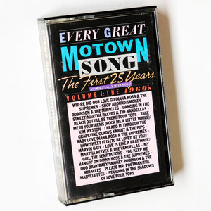 《US版カセットテープ》Every Great Motown Song: The 1960’s/モータウン/Diana Ross/Supremes/Marvin Gaye/Four Tops/Temptations