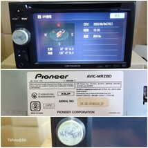 carrozzeria 楽ナビ 型式 AVIC-MRZ80 pioneer DVD再生 SDカード USB テレビ ワンセグ ハンズフリー通話_画像8