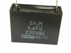 GK.コンデンサ－　SH.M　　4μＦ　230VAC W3.7×H2.7×1.2㎝ FA854CA 9902 ② 　 1-4