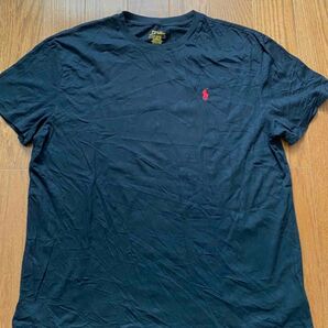 春夏　ラルフローレン　クルーネックTシャツ　ブラック　Lサイズ