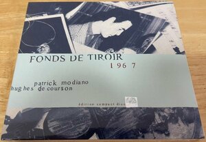 ◎PATRICK MODIANO-HUGHES DE COURSON / Fonds De Tiroir ( Trad/室内楽/シャンソン )※仏盤CD/未開封/未使用【MASQ GRI190096】1997年発売