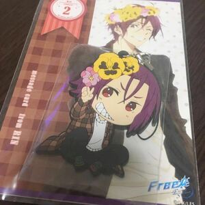 松岡凛 Free! バースデー ラバスト メッセージカード 京アニ 検→ 特典 コマフィルム コースター