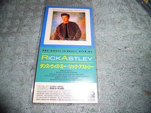 Y147 リックアストリー Rick ASTLEY She Wants to Dance with Me 1988年 盤きずなし 8cmシングルCD SCD CDS 8cmCD