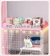 良い品質★猫ケージ ペットケージ2段ジョイント式 組み立て 猫 キャット軽量ケージペットフェンス キャットゲージ ねこ 小動物 犬 ウサギ_画像3