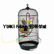 良い品質★鳥カゴ 多頭飼い 鳥ケージ バードパレス 止まり木 エサ入れ2個 ブランコ バードブリッジ付き 鳥巣 お手入れ簡単 バードケージ_画像3