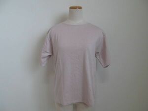 (50618)k Rossi -....USA cotton half edge sleeve T-shirt cut and sewn pink series L tag attaching 