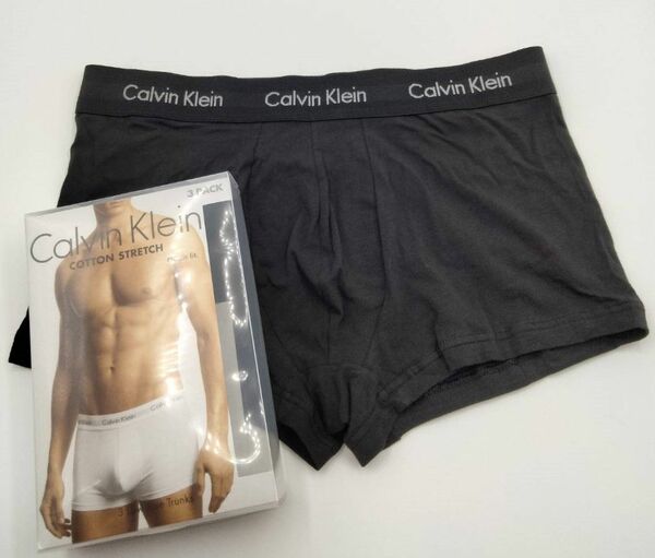 Calvin Klein(カルバンクライン) ローライズボクサーパンツ ブラック Mサイズ 1枚 男性下着 U2664
