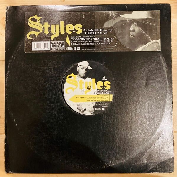 STYLES P A Gangster And A Gentleman レコード LP 2枚組 ヒップホップ HIPHOP