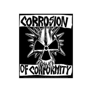 C.O.C. Corrosion of Conformity sticker ko low John *ob* navy blue four mi tea Skull