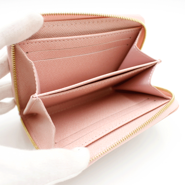 LOUIS VUITTON　ルイヴィトン アズール　ジッピーコインパース N61229　ローズバレリーヌ