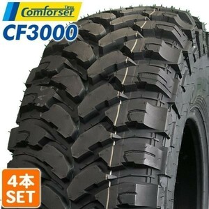 【即決 2023年製 在庫有】 送料無料 COMFORSER 245/70R16 LT 118/115Q 10PR CF3000 MTタイヤ マッドタイヤ 4本セット B2