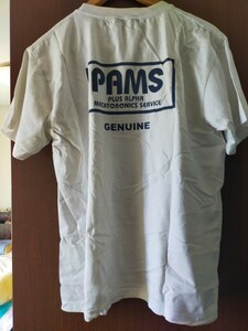 PAMS Tシャツ　青プリント　25周年記念　Lサイズ 中古　プラスアルファー　z1 z2 d1 kawasaki