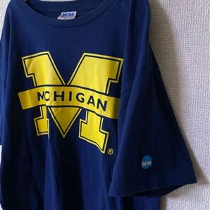 NCAA Michigan プリントTシャツ 半袖Tシャツ