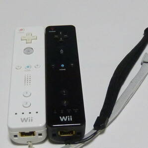 RS12【送料無料 即日発送 動作確認済】Wii リモコン ストラップ2個セット 任天堂 純正 RVL-003 白 黒 ホワイト ブラックの画像1