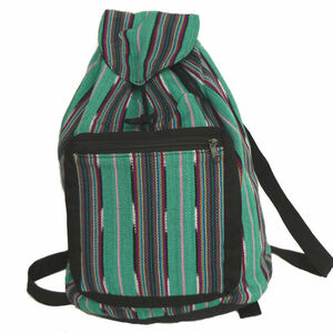 グアテマラ GU-027-11 ディバッグ バッグ 民族織物 伝統織物 手織り 絣染 綺麗 リュックサック 綿 フォルクローレ衣装 アウトレット