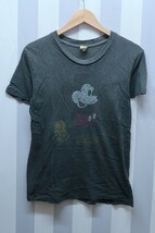 2-5332A/ベルバシーンミッキーマウス Tシャツ USA製 Velva Sheen 送料200円 _画像1