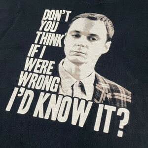 The Big Bang Theory ビッグバンセオリー プリントTシャツ アメリカンドラマ メンズL