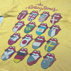 The Rolling Stones ローリングストーンズ 国旗 ロゴプリント バンドTシャツ メンズM