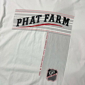 ～00年代 USA製 PHAT FARM ファットファーム ロゴプリントTシャツ メンズ2XL