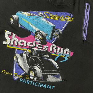 90年代 USA製 SHADES OF THE PAST ホットロッド ランイベント プリント Tシャツ メンズXL