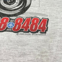 00年代 YAMAHA ヤマハ モーターサイクル 企業ロゴ アドバタイジング 両面プリント Tシャツ メンズL_画像3