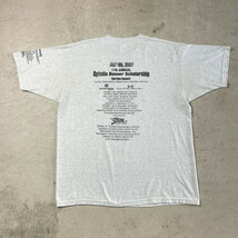 00年代 OPHELIA BONNER SCHOOLARSHIP ROAD RACE マラソン アート プリント Tシャツ メンズXL_画像7