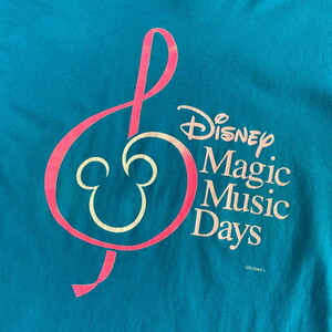 USA製 80年代 Disney ディズニー Magic Music Day プリントTシャツ キャラクターTシャツ メンズL