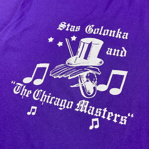 90年代 USA製 Stas Golonka ＆ Chicago Masters バンドTシャツ メンズL