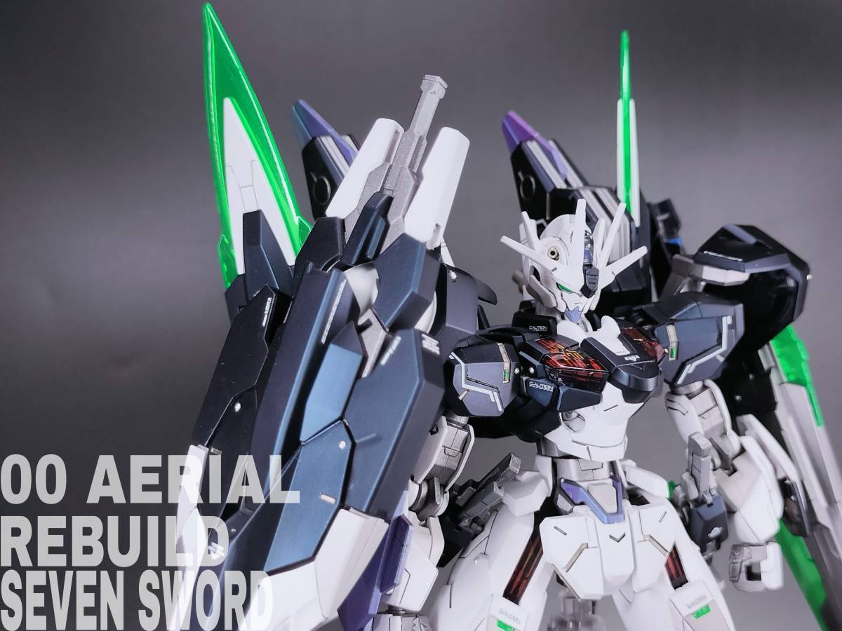 HG 1/144 ガンダムエアリアル 改修型 全塗装 オリジナル改修 完成品-