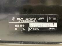 YIU-139　パナソニック LX-K680 マルチ レーザーディスクプレイヤー本体のみ LDオートリバース 通電のみ確認済み　松下電器　ヤ/120_画像8