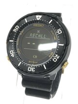 SEIKO 腕時計 S802-00A0 プロスペック ソーラー デジタル 黒 #2100194028359_画像2