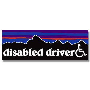 P【disabled driver】車椅子マークマグネットステッカー
