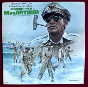 0( =^・_・^)=〇☆米盤オリジナルLP★マッカーサー★ジェリー・ゴールドスミス★MacArthur★Jerry Goldsmith★グレゴリー・ペック☆