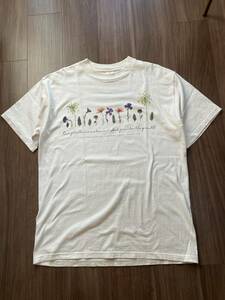 【 H.L.MILLER 】 90s ビンテージ Tシャツ USA製 L アメリカ製 80年代 '80 90年代 '90 シングルステッチ ヴィンテージ 花 フラワー