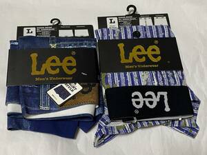 Lee リー ブランド ボクサーブリーフ Ｌサイズ 84-94㎝ 2点セット 展示未使用品 ③