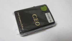 CEO chief executive officer デザイン ZIPPO 展示未使用品