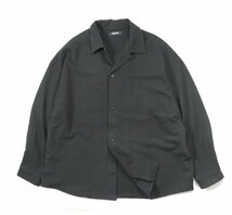 ROTTWEILER ◆22AW OPEN COLLAR SHIRT XL 黒 オープンカラーシャツ オーバーサイズ ロットワイラー ◆BY14_画像1