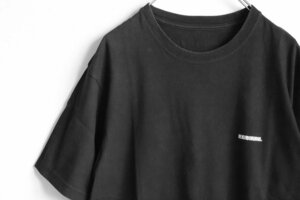 NEIGHBORHOOD ◆ ロゴ刺繍 半袖 Tシャツ 黒 Mサイズ クルーネック カットソー ネイバーフッド ◆ZX17