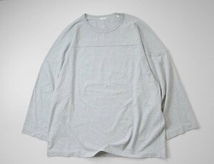 COMOLI コモリ ◆ 21AW フットボールTシャツ ヘザーグレー サイズ3 長袖 カットソー ◆10/BY14