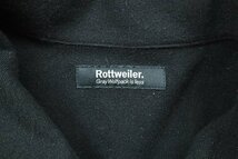 ROTTWEILER ◆22AW OPEN COLLAR SHIRT XL 黒 オープンカラーシャツ オーバーサイズ ロットワイラー ◆BY14_画像6