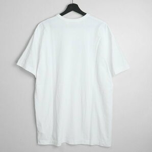 PLAY COMME des GARCONS ◆ 反対ロゴ プリント Tシャツ 白 XXLサイズ (AD2022) 半袖 カットソー プレイ コムデギャルソン ◆XE2の画像3